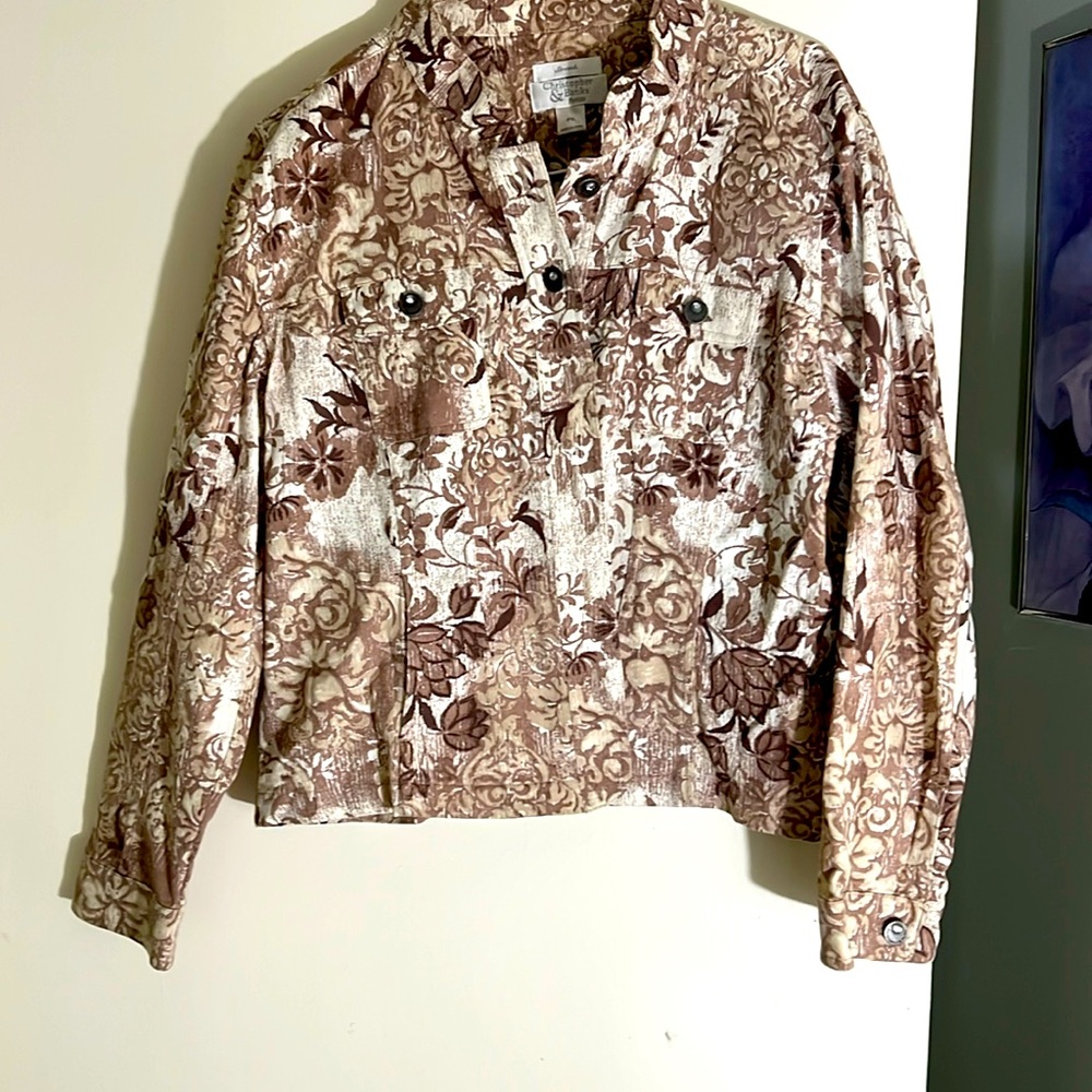 Brown and Cream Woman’s Jacket